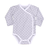 Baby Kimono Side Snap 3 Pc Girl Long Sleeve Bodysuit Set