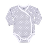Baby Kimono Side Snap 3 Pc Girl Long Sleeve Bodysuit Set