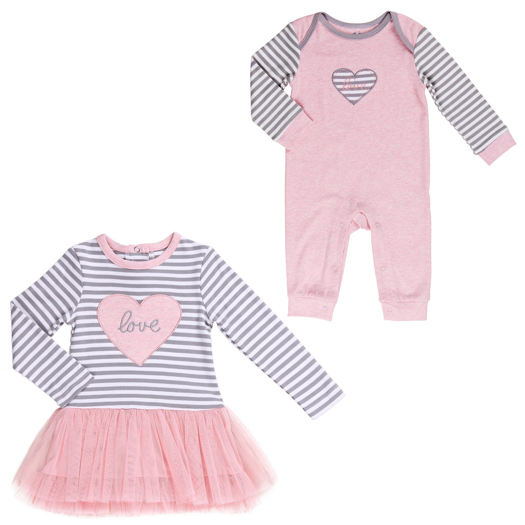 Baby Twin Girl 2-Pc Set