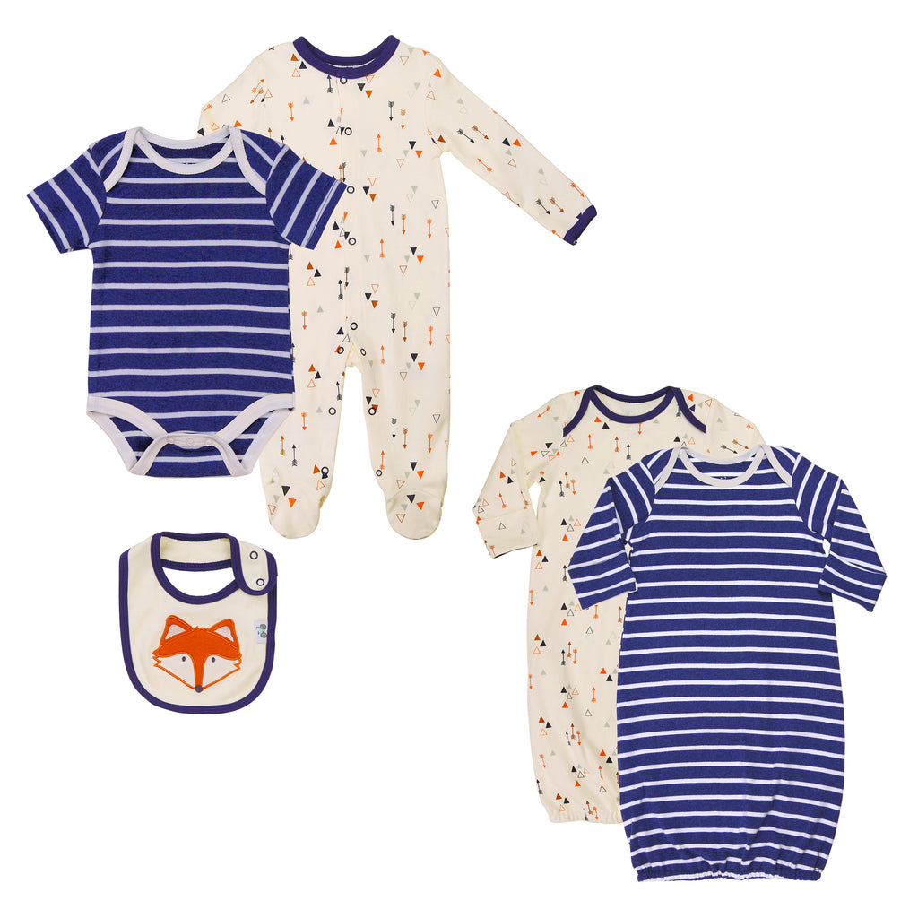 Twin Boy 5-Pc Outfit Set