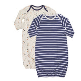 Baby Sleep Sack (2 piece set) in Arrow Print and Navy Stripes