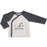 Footed Pants Long Sleeve Kimono Shirt Girl Boy Layette Set Organic Preemie