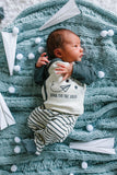 Footed Pants Long Sleeve Kimono Shirt Girl Boy Layette Set Organic Preemie