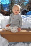 Boy Clothes Cute Baby Fox Outfit Fall Wolf Print Pant and Hoodie