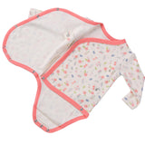 Baby Kimono Side Snap 3 Pc Girl Long Sleeve Bodysuit Set