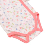 Baby Kimono Side Snap 3 Pc Girl Long Sleeve Bodysuit Set