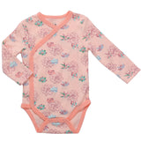 Baby Kimono Side Snap 3 Pc Girl Long Sleeve Bodysuit Set…