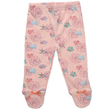 Girl Clothes Footed Pants Long Sleeve Kimono Shirt Baby Layette Set