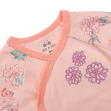 Girl Clothes Footed Pants Long Sleeve Kimono Shirt Baby Layette Set