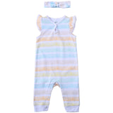 Asher and Olivia Baby Rompers Summer Jumpsuit Jumper Coverall Sleep and Play Clothes