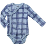 Baby Boy's 2-Pack Long-Sleeve Kimono Bodysuit Set