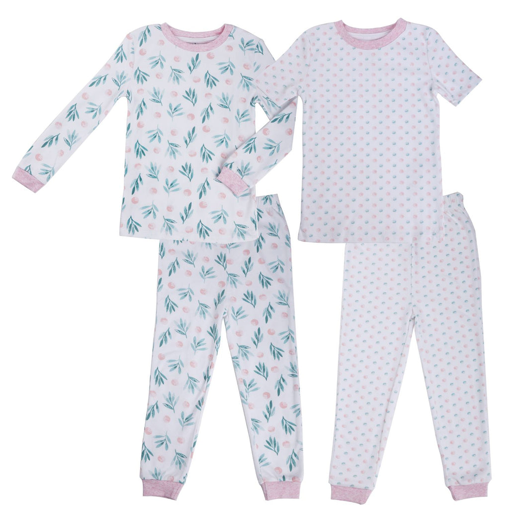 Asher and Olivia Pajamas Girls Toddler Pjs Set Pants Sleeper for Kids Sleepwear