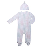 Asher & Olivia Footed Pajamas for Girls Side Snap Sleepers