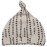Top Knot Baby Hat 3-Piece Set for Boys Knotted Newborn Infant Beanie Caps
