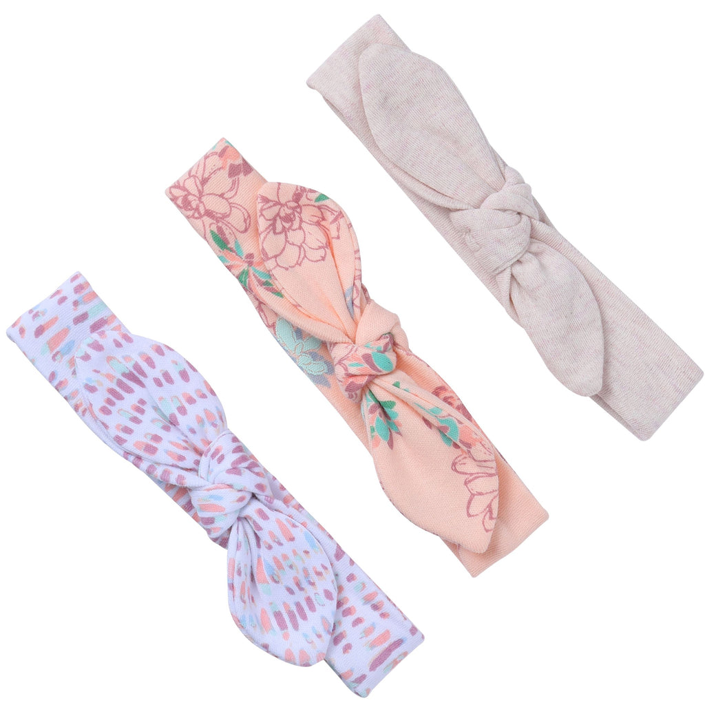 3 Pack Baby Headband Bows Girls Hair Accessories Head Bands