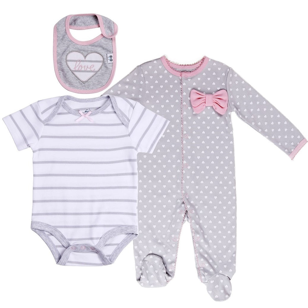 Asher and Olivia Baby Girl Layette Set