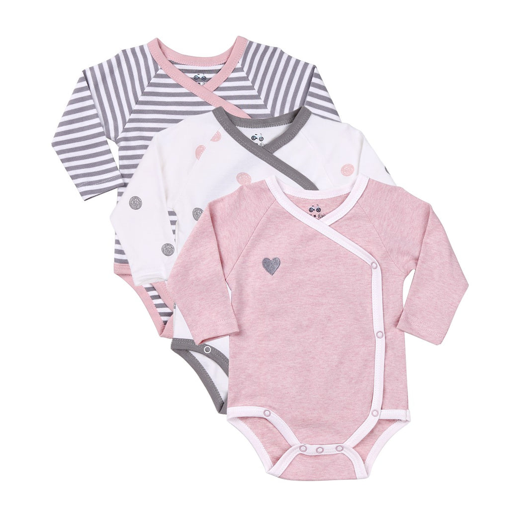 Baby Bodysuit Onesie in Set of 3 Designs