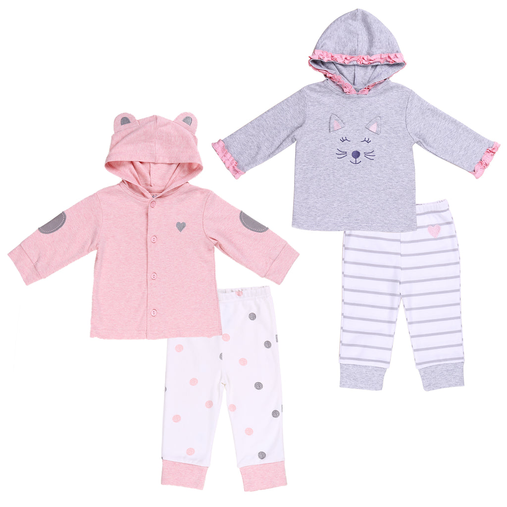 Baby Twin Girl 2-Pc Set