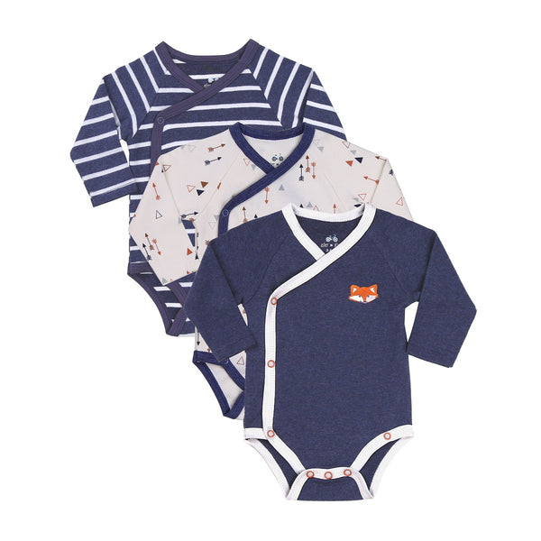 Baby Bodysuit Onesie in Set of 3 Designs