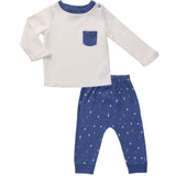 Asher and Olivia Baby Boy Clothes Shower Gifts Infant Pants Blue Shirt Outfit