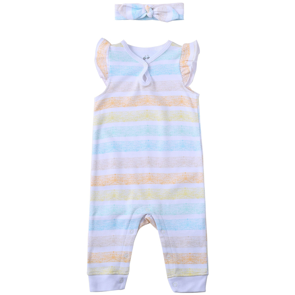 Asher and Olivia Baby Rompers Summer Jumpsuit Jumper Coverall Sleep and Play Clothes