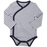 Baby Boy's 3-Pack Long-Sleeve Kimono Bodysuit Set -Side Snap Infant Bundle…