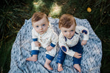 Baby Twin Boy Outfit 4-Pc Set