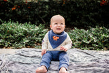 Asher & Olivia Unisex Baby Boy Outfits Long-Sleeve Pant Bib Clothes Set